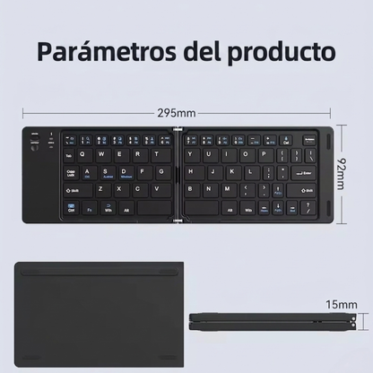 Mini Teclado Inalámbrico Plegable